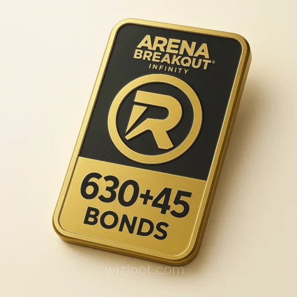 Arena Breakout 630 + 45 Bonds Top-Up Arena Breakout 630 + 45 Bonds Top-Up