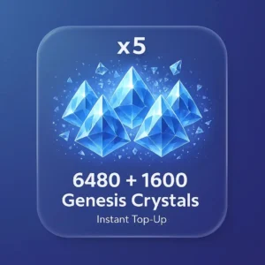 Genshin Impact (6480 + 1600) * 5 Genesis Crystals