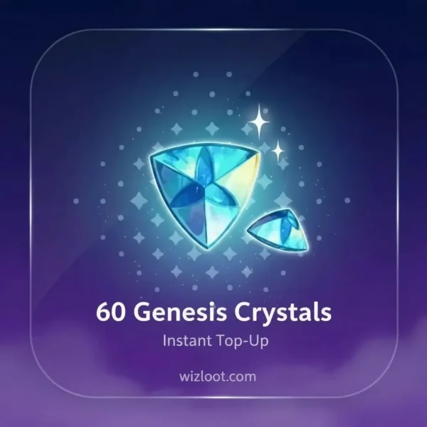 Genshin Impact 60 Genesis Crystals | Instant Top Up