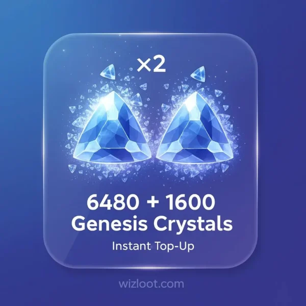 Genshin Impact (6480 + 1600) * 2 Genesis Crystals
