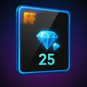 Free Fire Top Up 25 Diamonds – Fast Delivery-(Malaysia & Singapore)