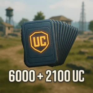 PUBG Mobile – 6000+2100 UC Top‑up
