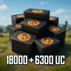 PUBG Mobile – 18000+6300 UC Top‑up