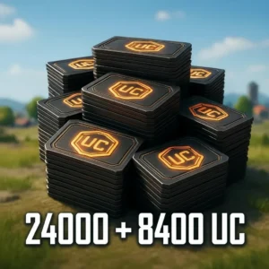PUBG Mobile – 24000+8400 UC Top‑up