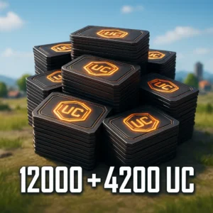 PUBG Mobile – 12000+4200 UC Top‑up