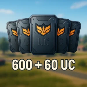 PUBG Mobile – 600+60 UC Top‑up