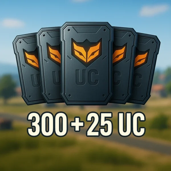 PUBG Mobile – 300+25 UC Top‑up PUBG Mobile – 300+25 UC Top‑up
