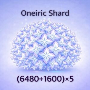 Honkai: Star Rail (6480 + 1600) * 5 Oneiric Shards | Instant Delivery