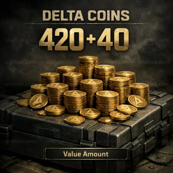 Delta Force – 420 + 40 Delta Coins | Instant Top‑Up